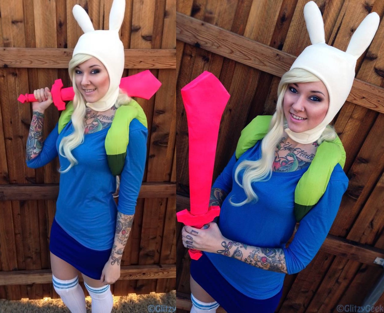 Fionna Cosplay From Adventure Time By Glitzy Geek Gir