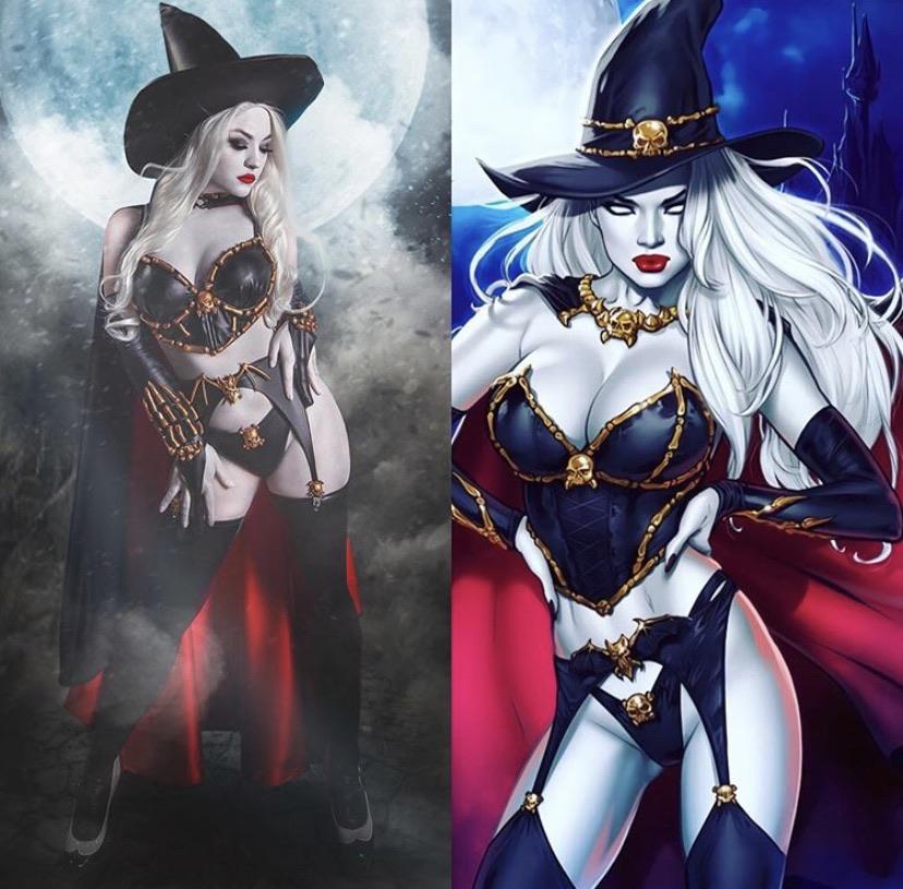 Halloween Lady Death Cosplay Vs Character By Zoe Vol