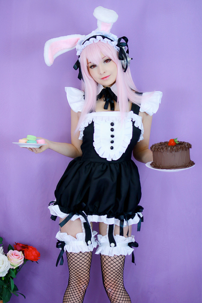 Hidori Rose Sonico Bunny Maid Super Sonico