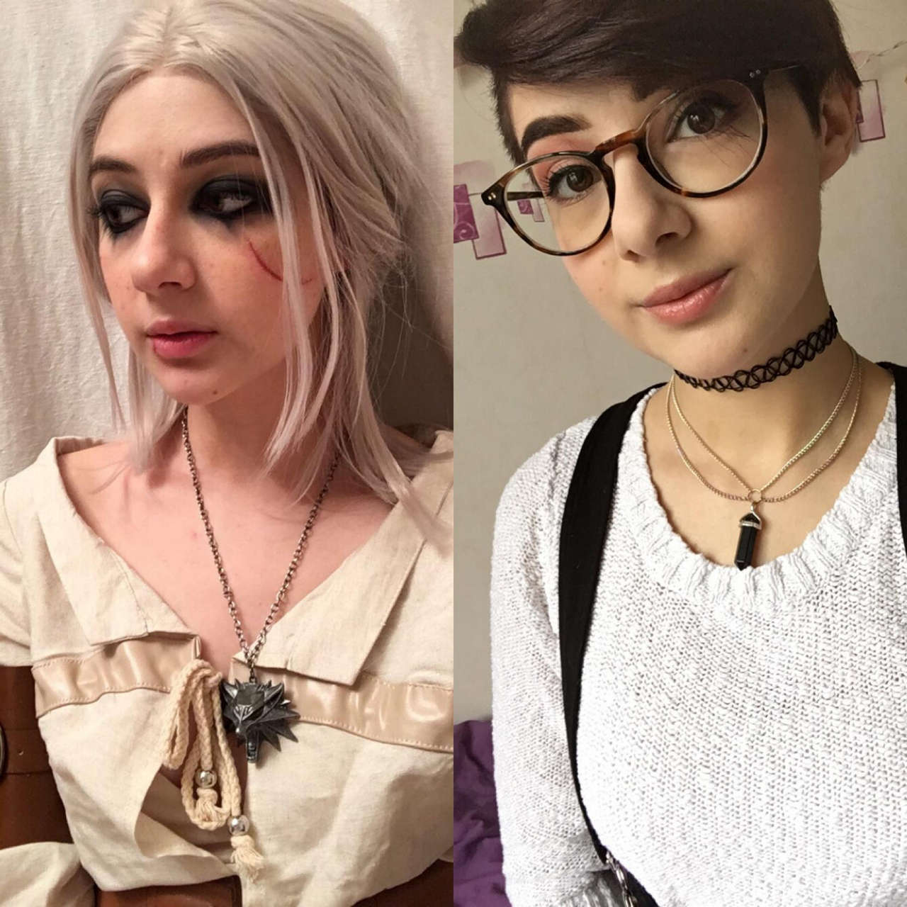 In And Out Of Cosplay Ciri And Casual Me By Princess Patat