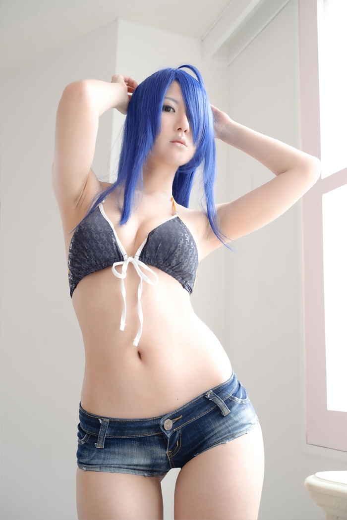 Kiba Looking For Erotic Cleavage Or Pictures Of The Ikki Tousen Kanu Uncho Swim Wear Ver