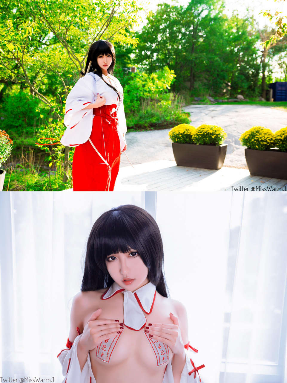 Kikyo Full Cosplay Vs Fan Service For Ppl Who Doesnt Recognize By Misswarm