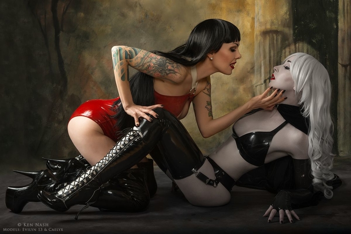 Lady Death And Vampirella By Cynthia And Evilyn 13