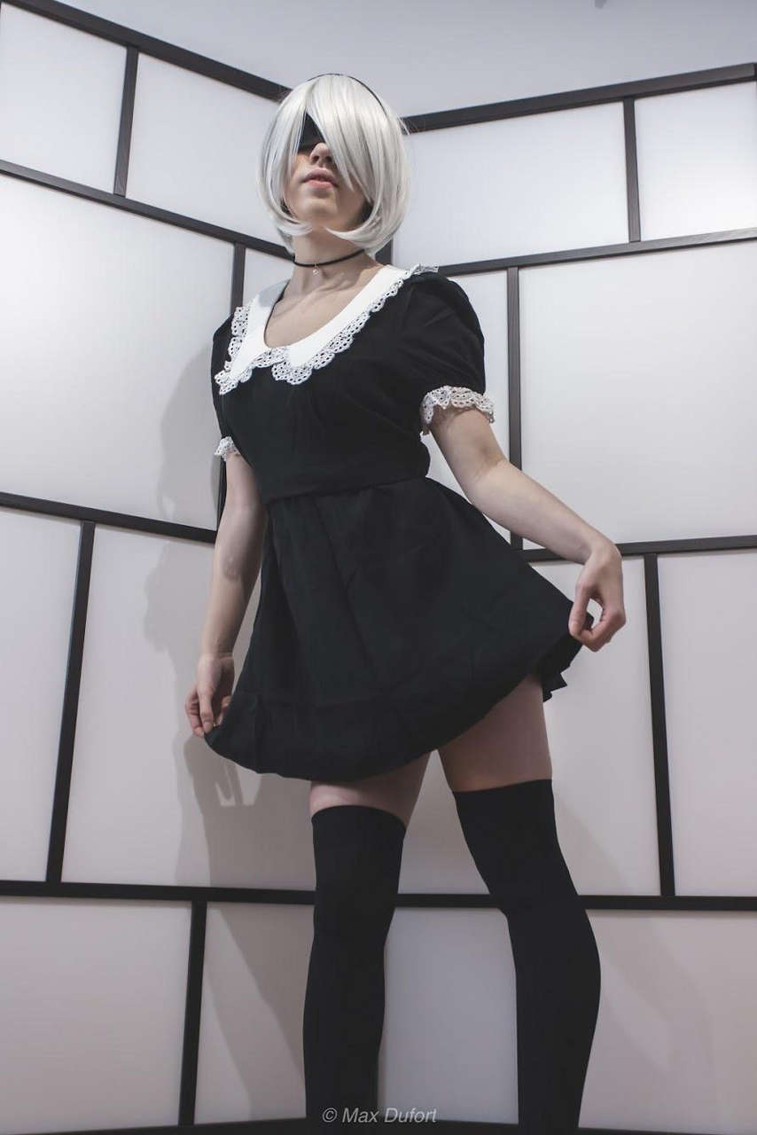 Lolibunny Cosplay As 2b From Nier Automat