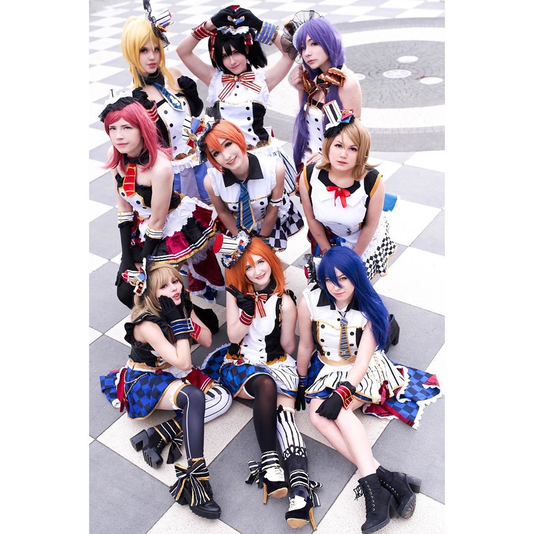 Lovelive Cafe Maid Cosplay Team From Urushuracospla