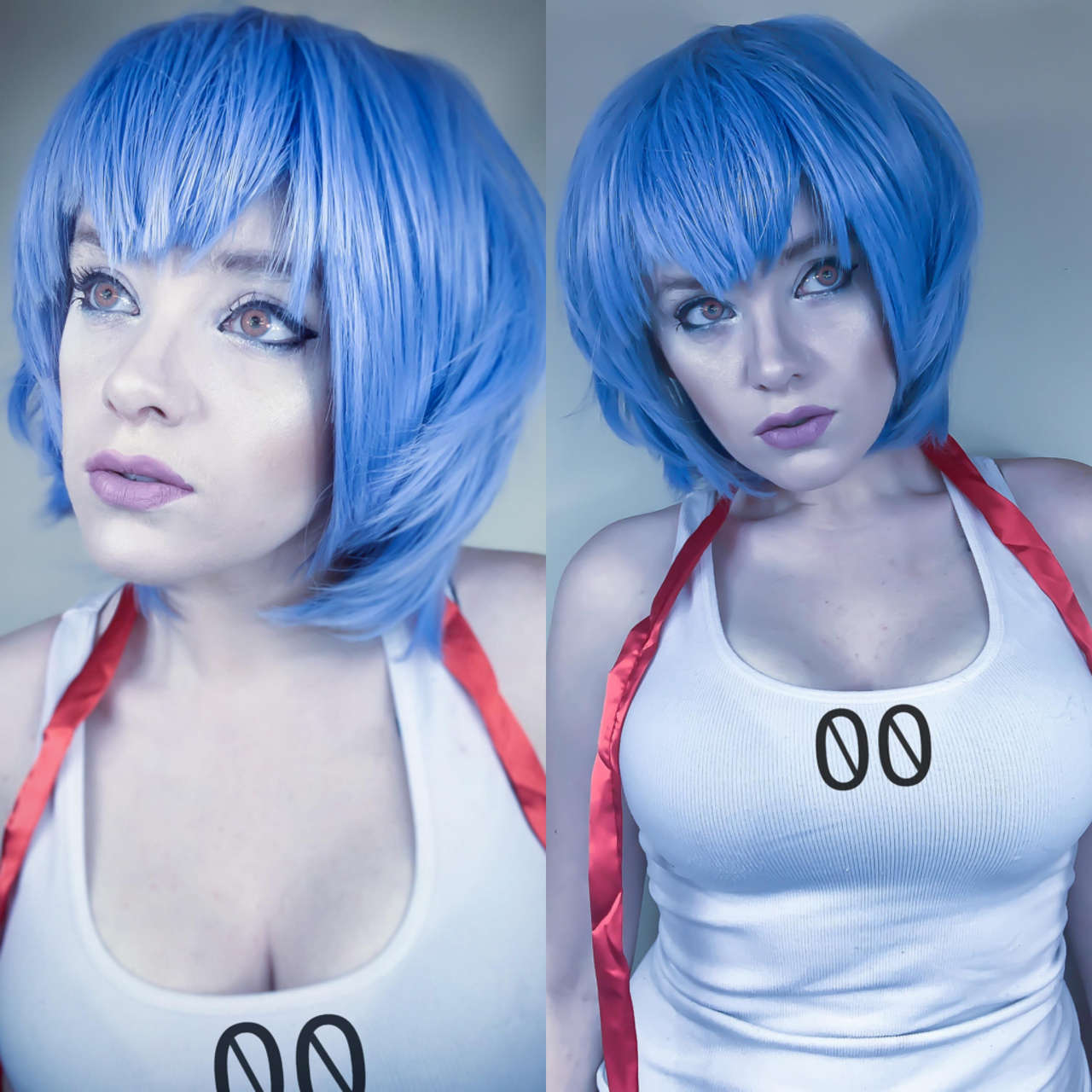 Make Up Test Of Rei Ayanami By Ohmysophi