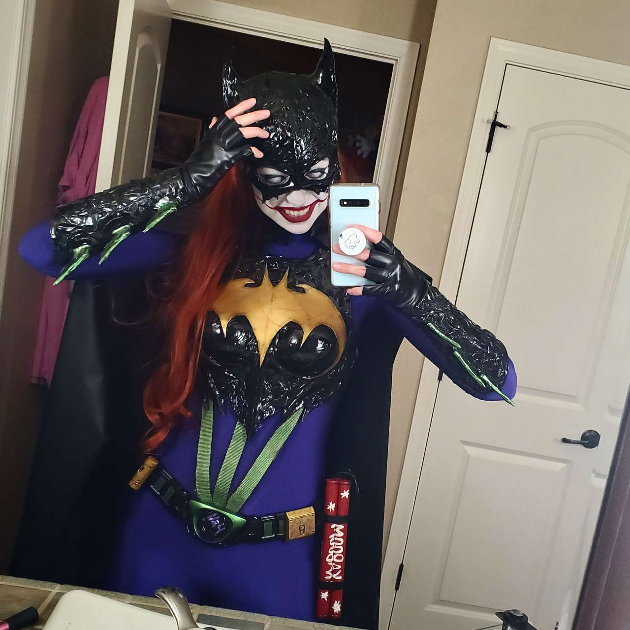 Makeup Test For Batgirl Joker By Casabellacospla