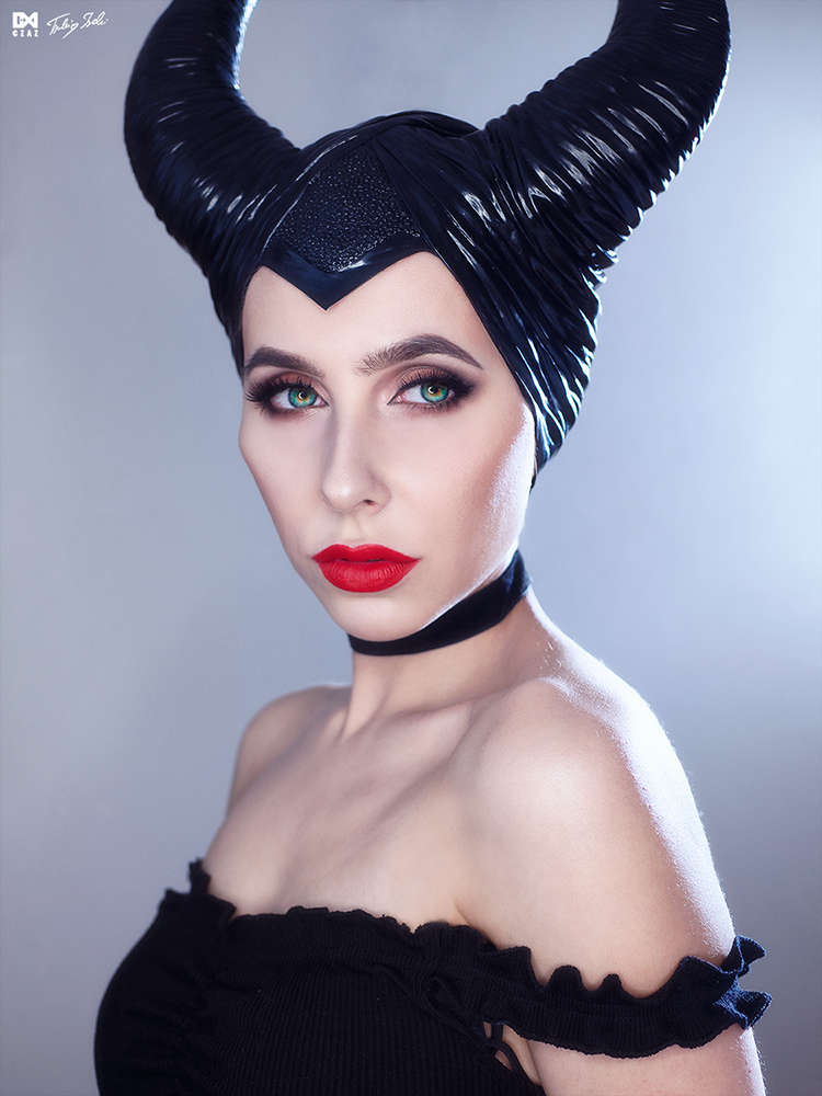 Maleficent Makeup Tes