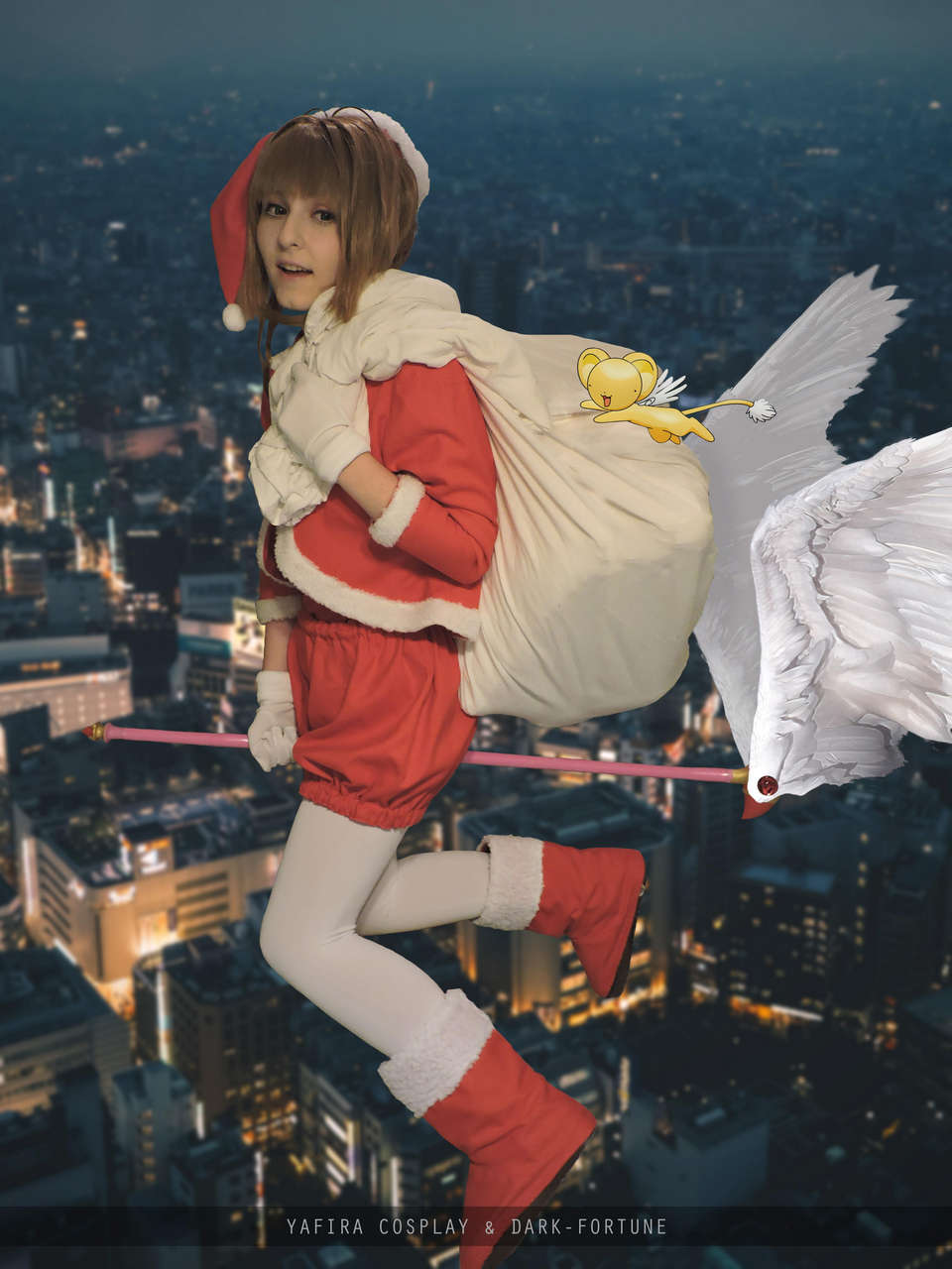 Merry Christmas Sakura From Sakura Card Captor By Yafira Cospla