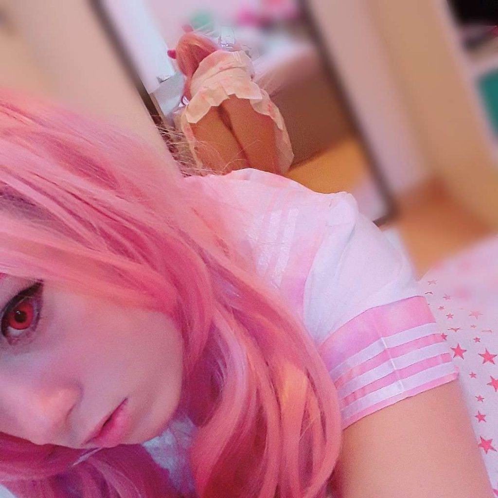 Misaki Your Waifu Nude Pink Schoolgirl
