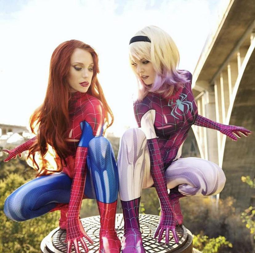 Mj By Graciethecosplaylass And Spider Gwen By Maidofmigh