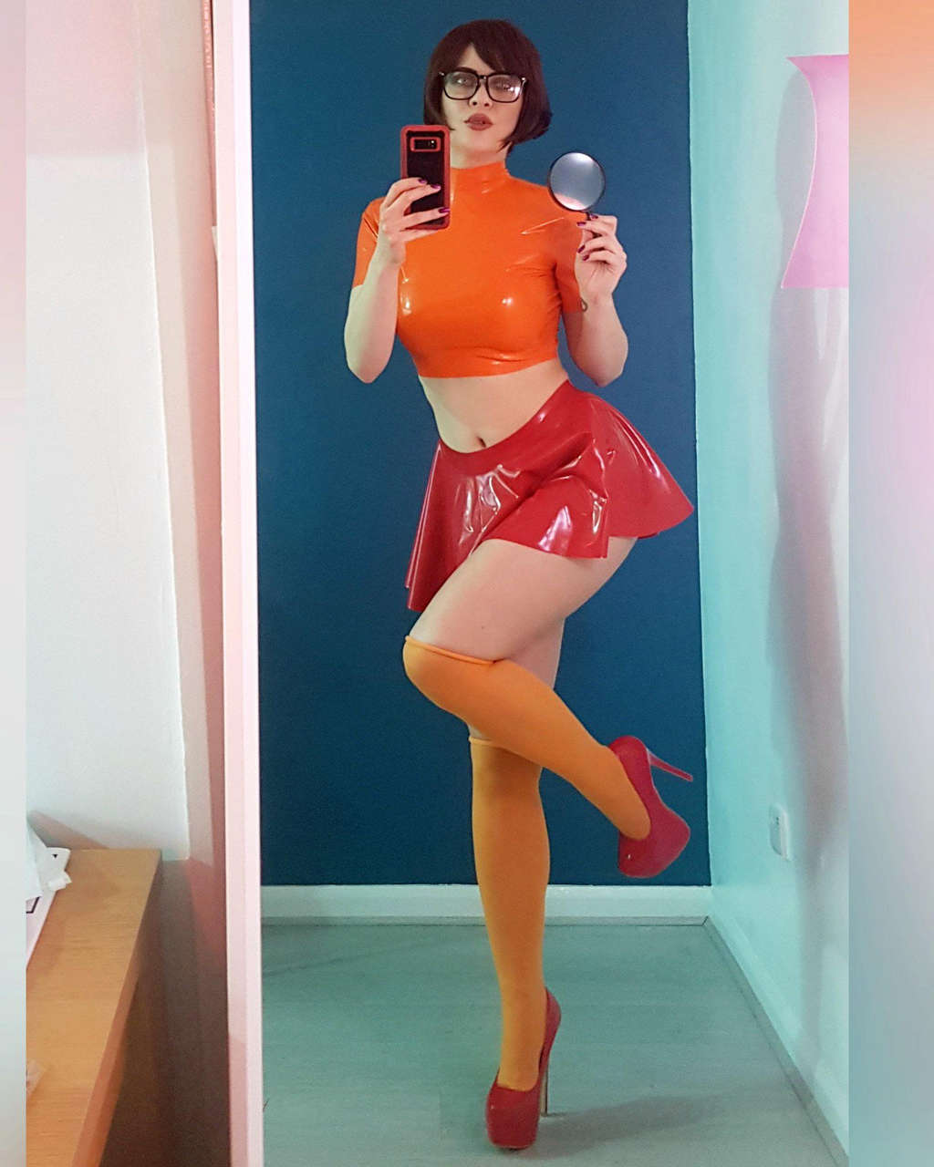 More Velma In That Fantastic Latex By Purplemuffin