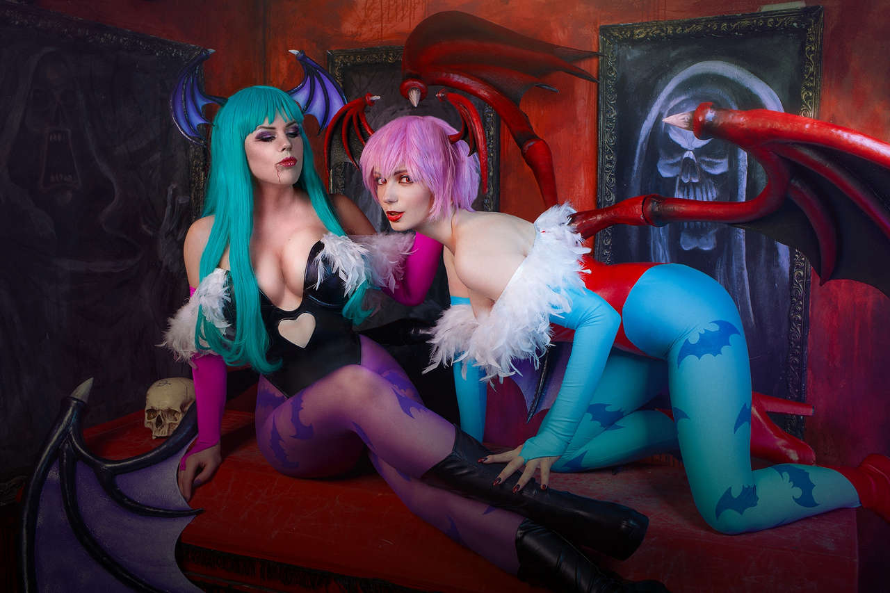 Morrigan And Lilith Cospla