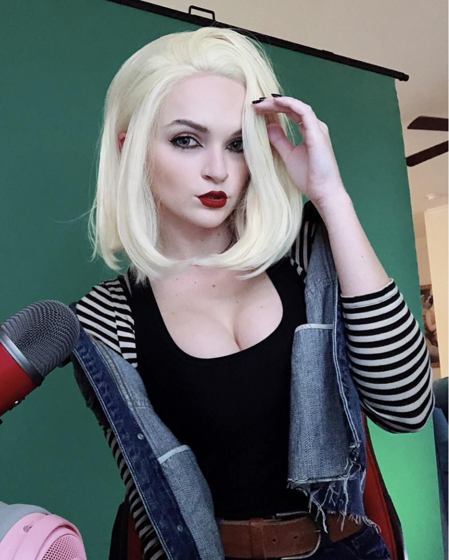 My Android 18 Cosplay I Used To Stream I