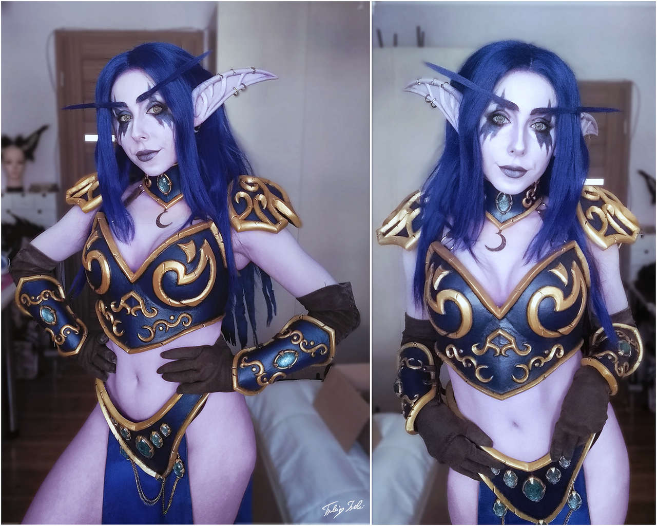 My Shandris Feathermoon Cosplay From World Of Warcraf