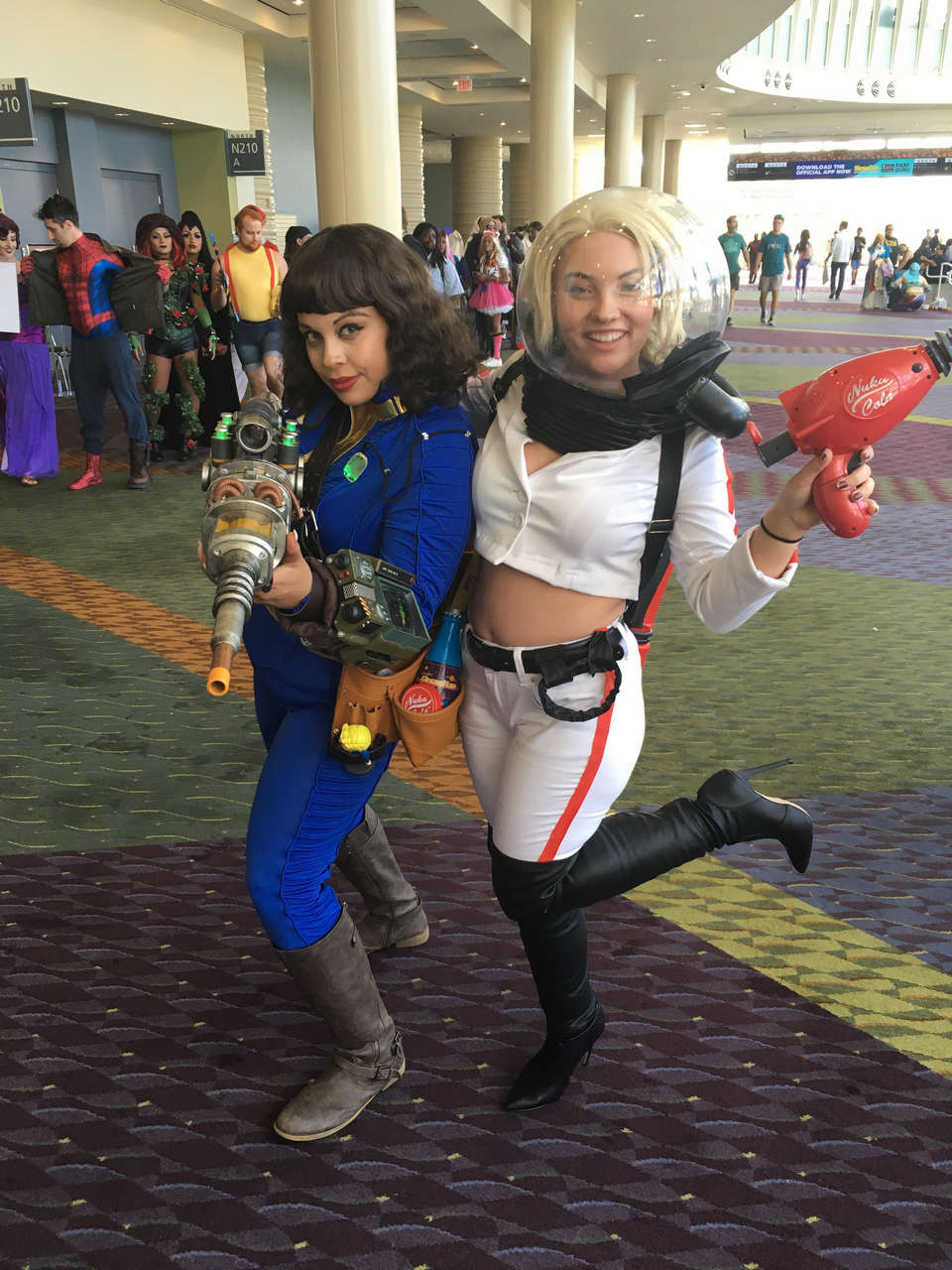 My Wife The Vault Dweller And The Nuka Cola Girl At Megacon Orland