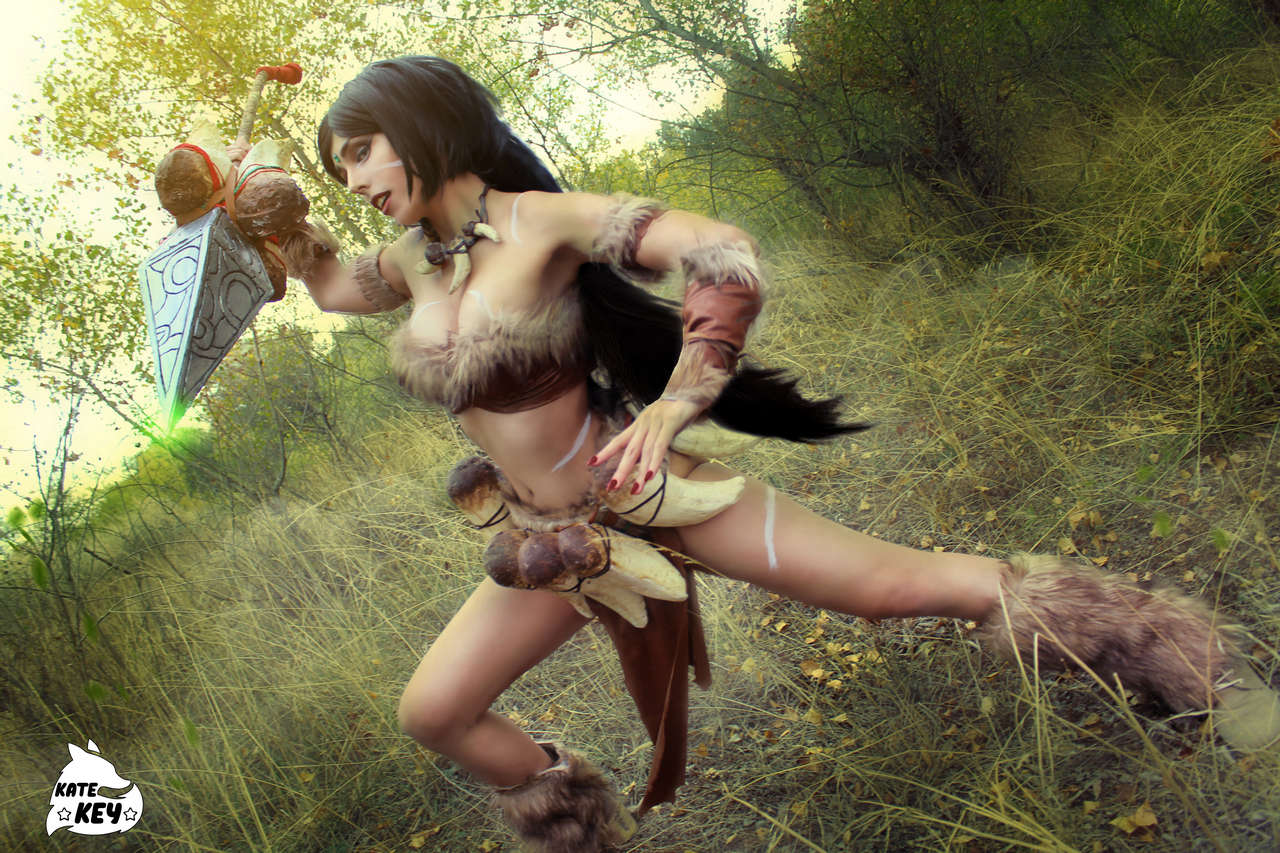 Nidalee From League Of Legends By Kate Key Sel
