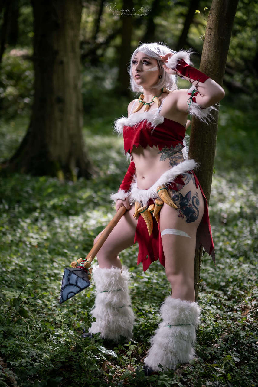 Nidalee Snow Bunny From League Of Legends Cosplay By Me And Photo By Regards7