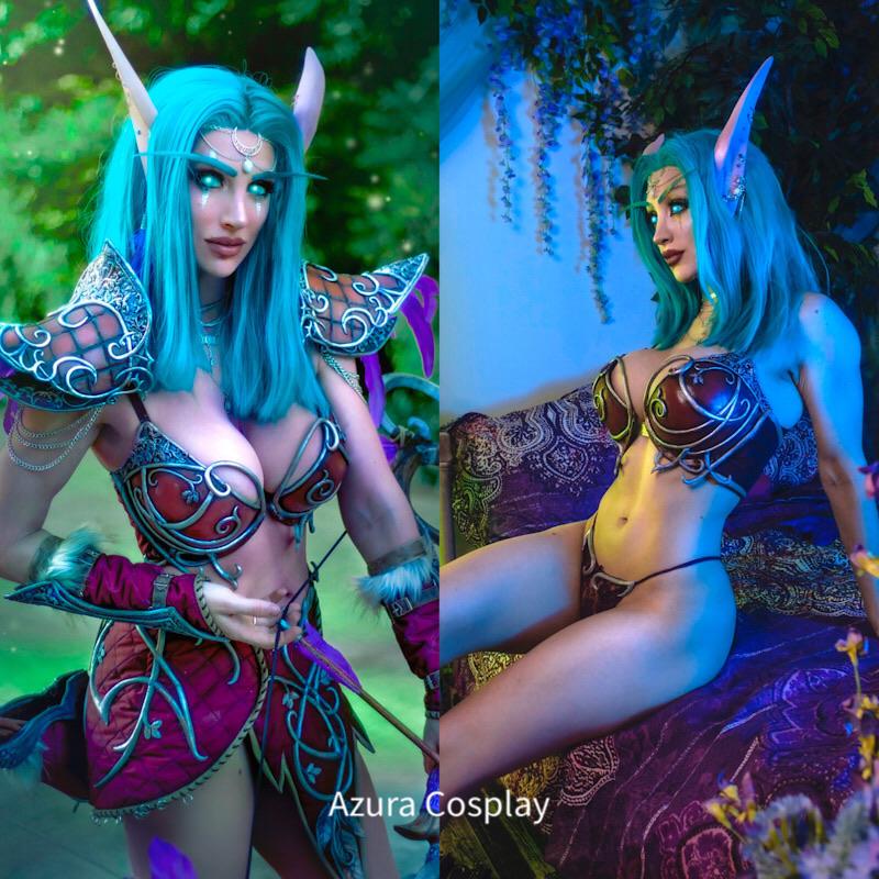 Night Elf Sentinel From World Of Warcraft Made Andamp Modeled By Azuracospla