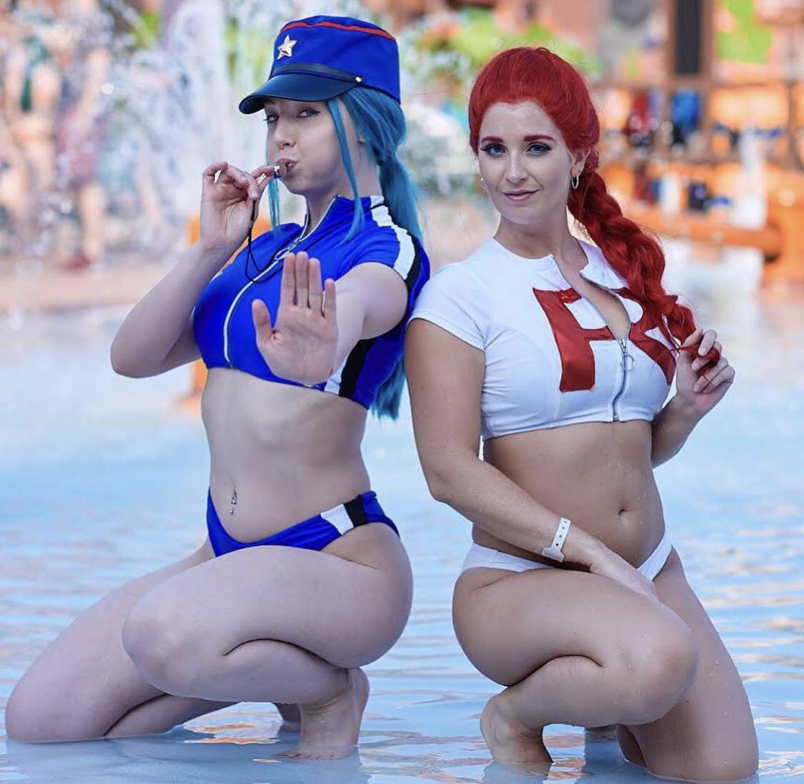 Officer Jenny And Team Rockets Jessie From Pokemon By Feisty Vee And Ironkitt