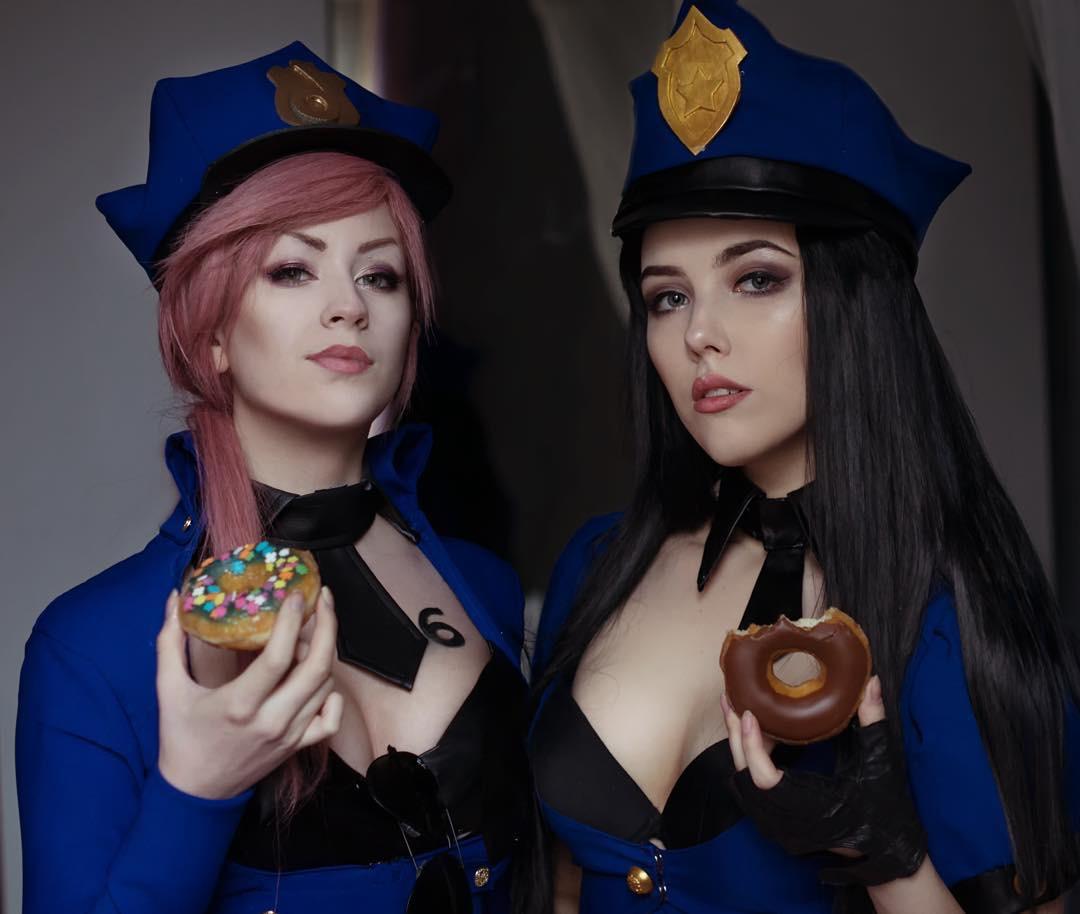 Officer Vi And Officer Caitlyn By Jokerlolibel And Helen Stifle