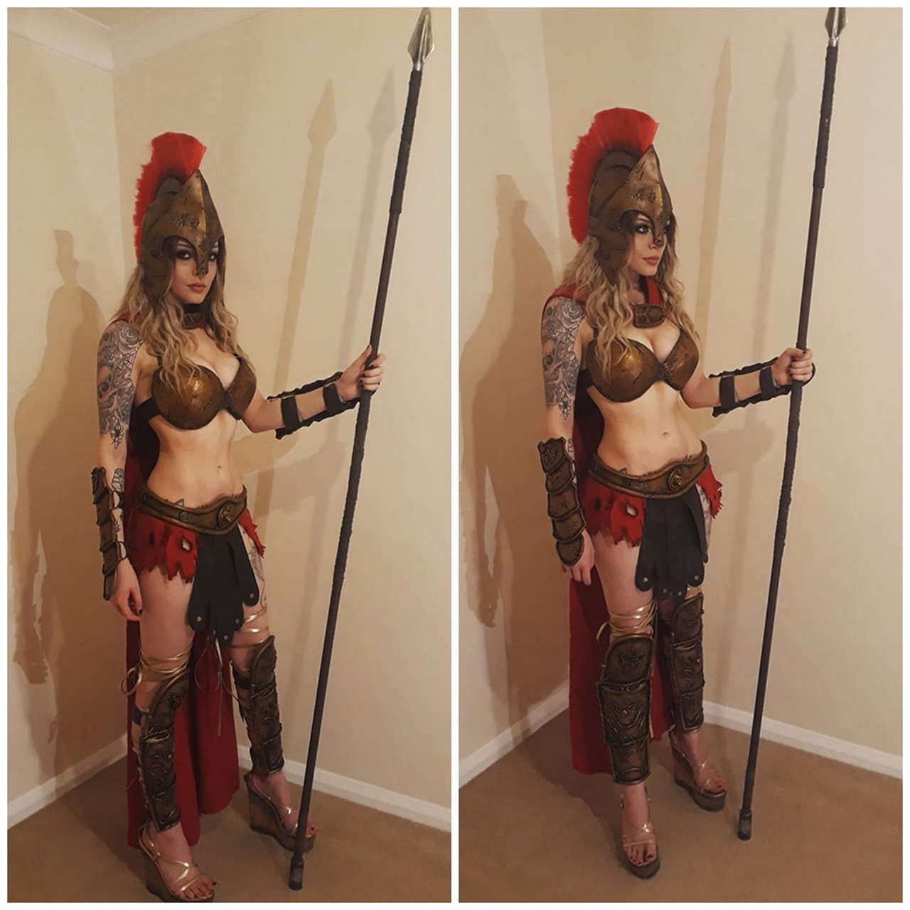 Onyxeia As A Female Spartan Warrior 30
