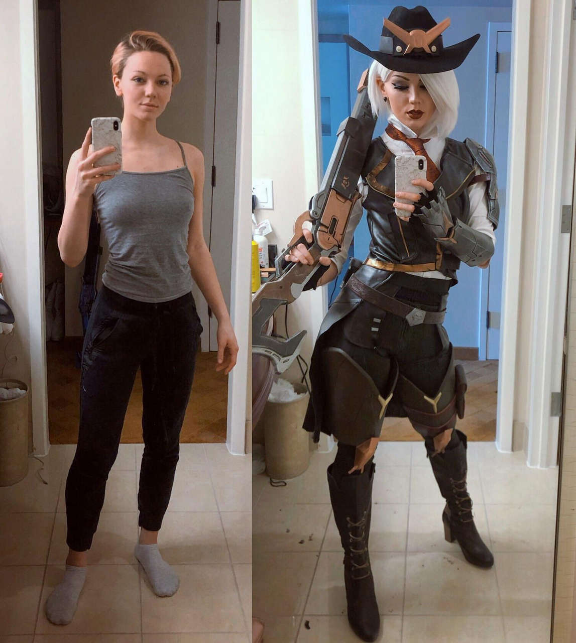 Overwatchs Ashe Cosplay Transformation By Penberl