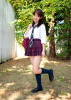 Panchira In Idols Haruka Ando Miniskanyso Erotic Or Anime Series Uniform Picture 4