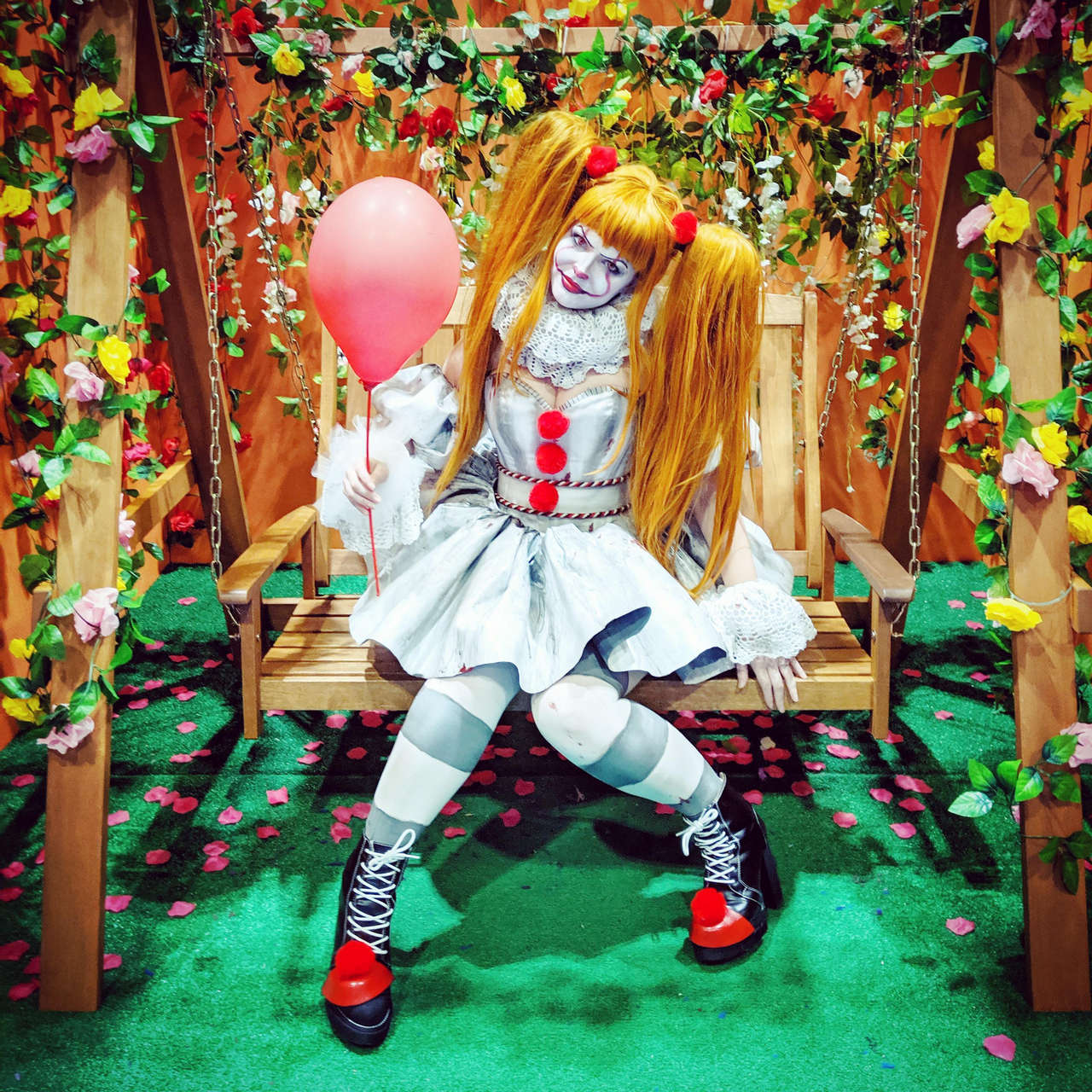 Pennywise Having Some Down Time Cosplay By The Crystal Wol