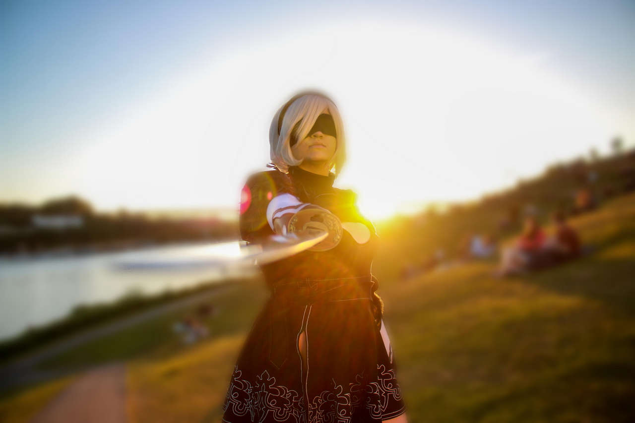 Photographer 2b From Nier Automata By Fluxxcospla