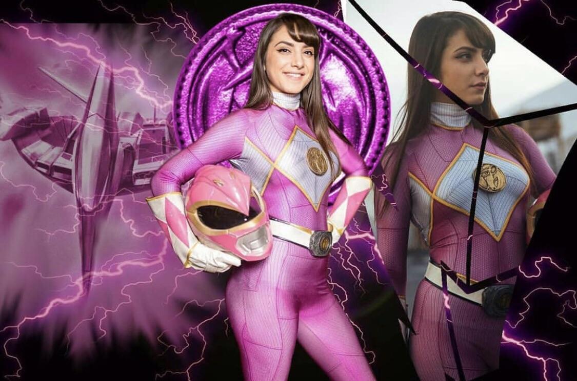 Pink Ranger From Power Rangers By Angela Domanic