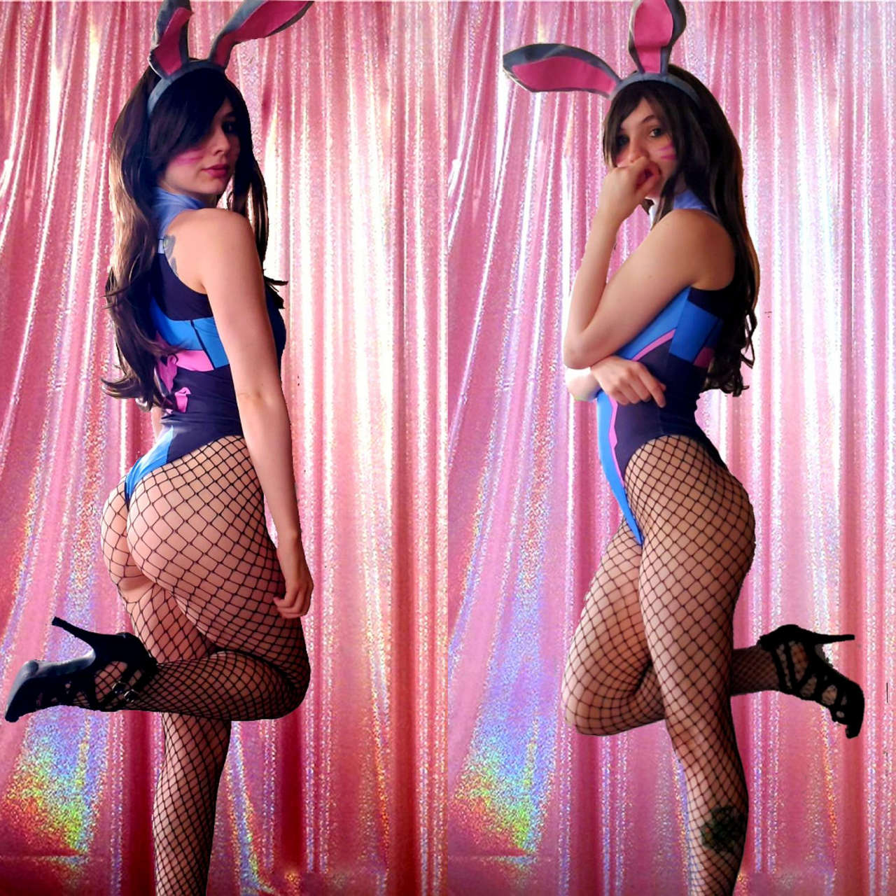 Playboy Bunny D Va Cosplay By Miezut