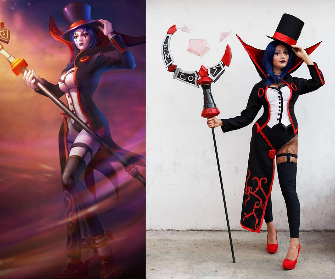 Prestigious Leblanc Cosplay From League Of Legends By Nine Andamp Nor