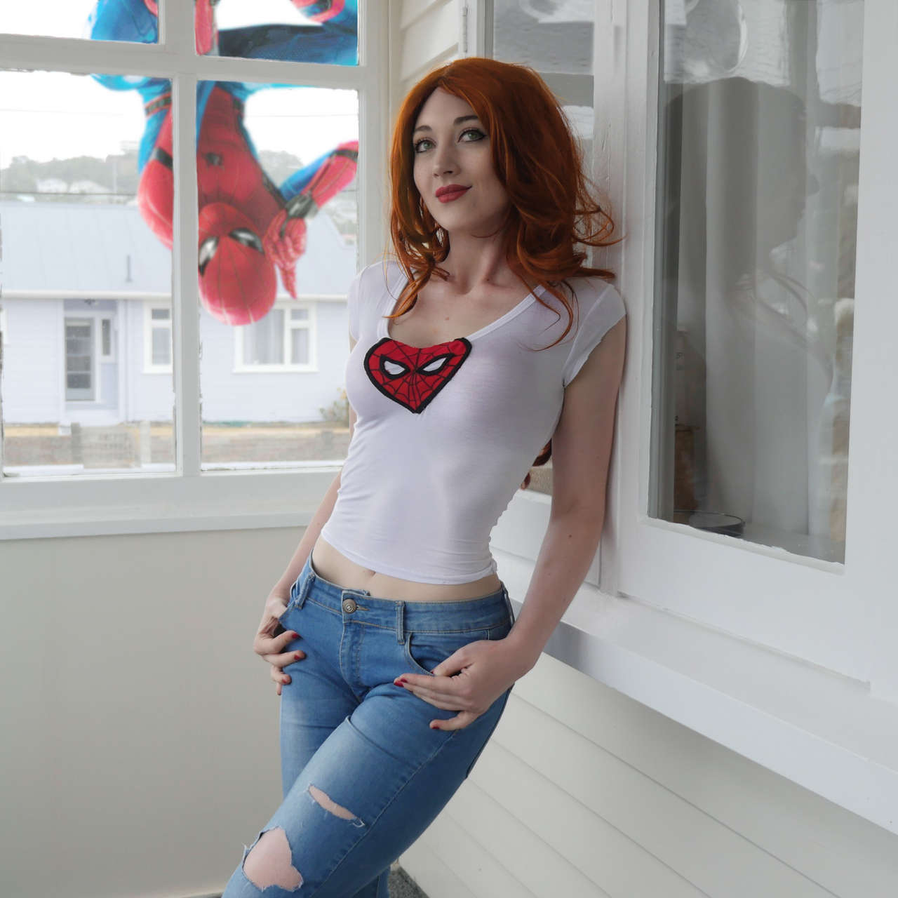 Quick Cosplay For Valentines Day Mary Jane By Lola V Sel