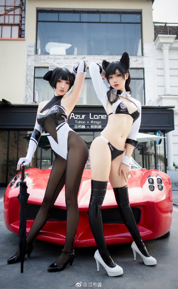 Race Queen Atago And Race Queen Takao Azur Lane By Jessic2bl An
