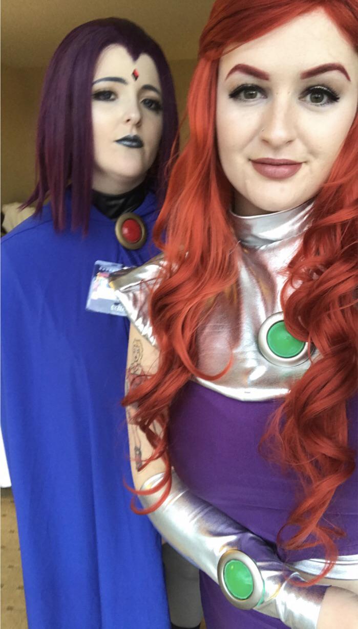 Raven By Aoife Mcdonnell And Starfire Shannon Kennedy From Teen Titan