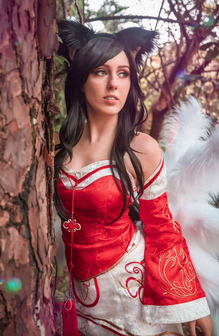 Self Ahri Cosplay From League Of Legend