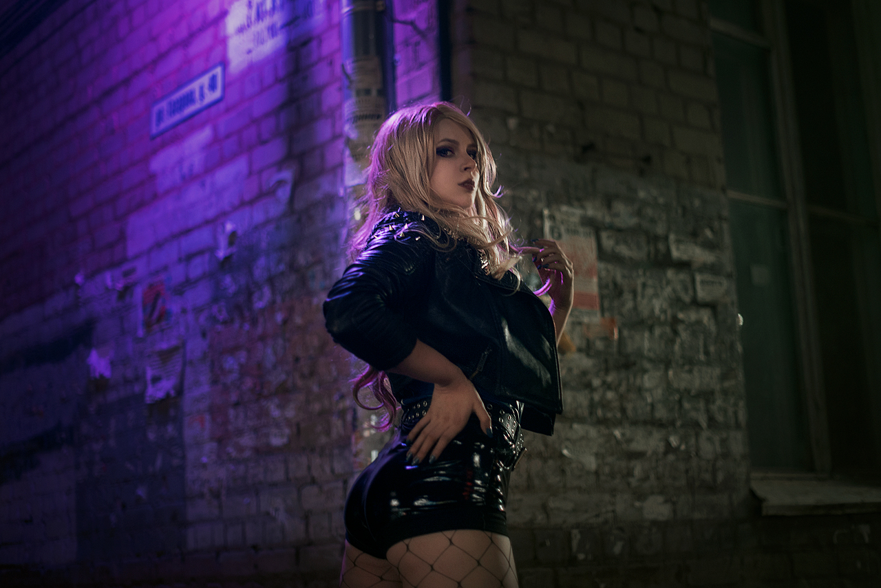 Self Black Canary Cosplay From Dc Rebirt