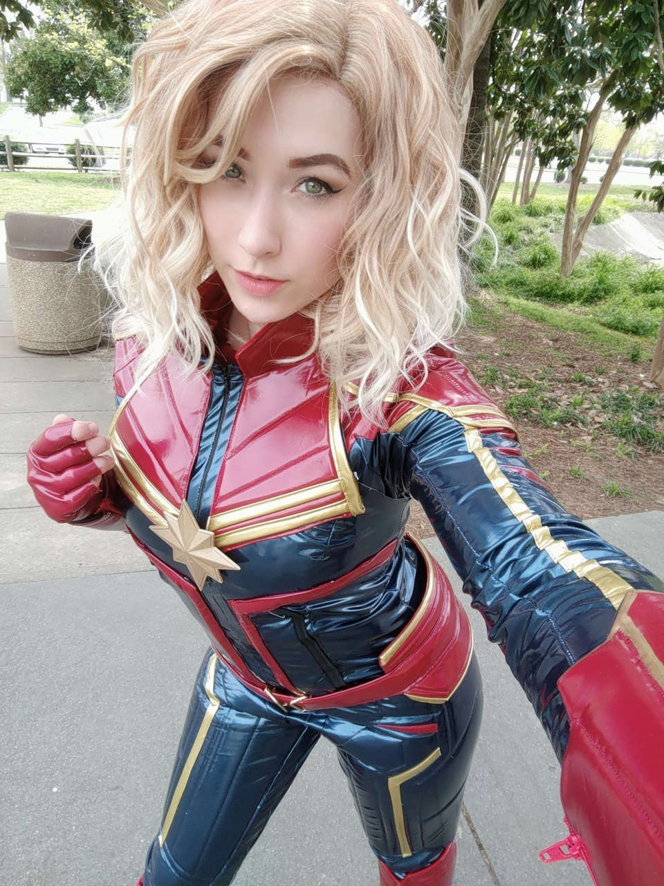 Self Captain Marvel Made And Worn By Mira Scarle