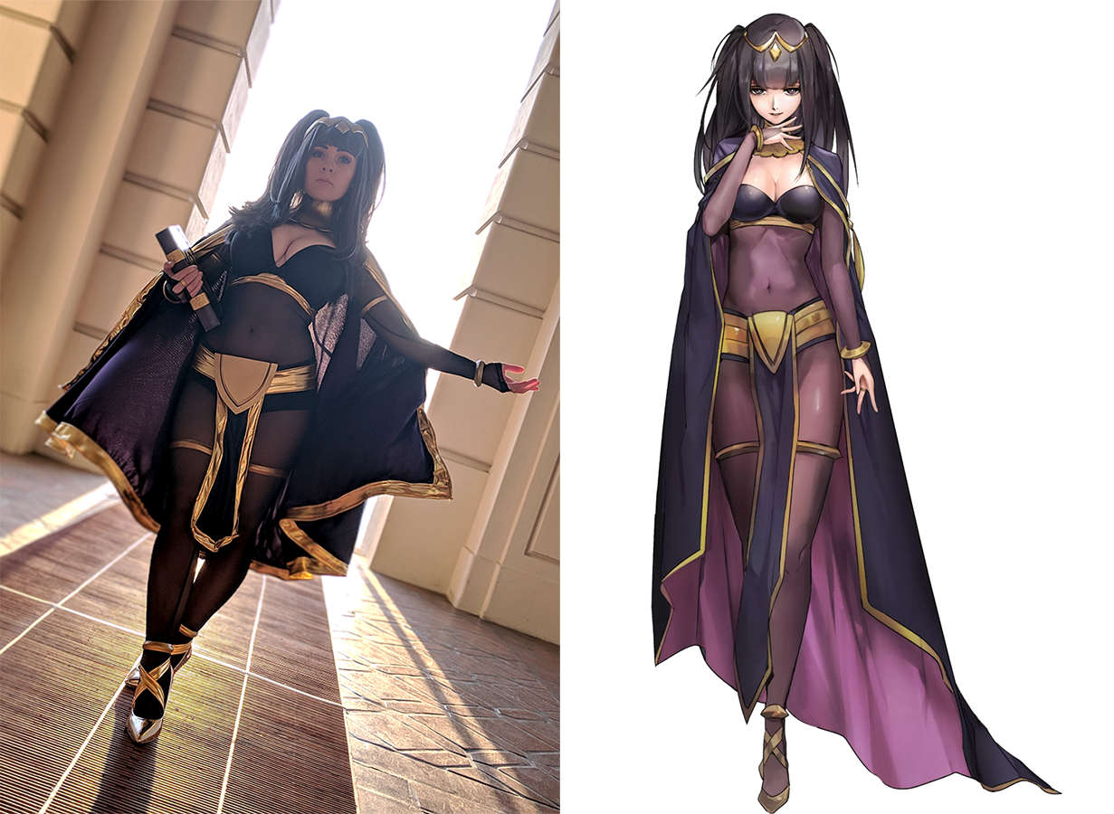 Self Cosplay Vs Character Tharja From Fire Emble