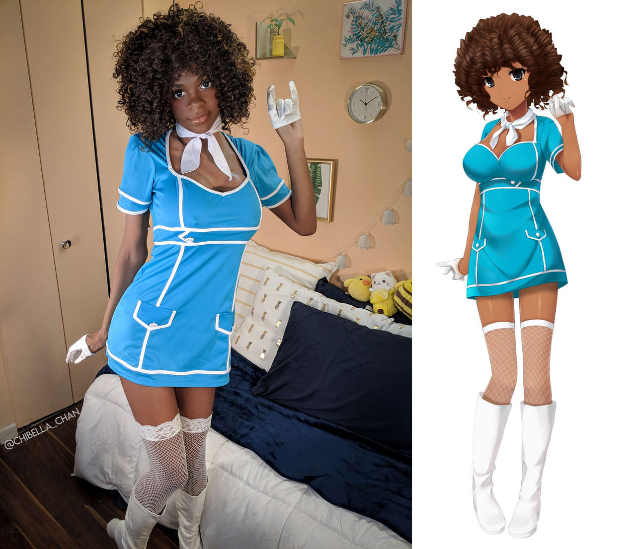 Self Did A Side By Side Of Lola From Huniepop Chibella Cha