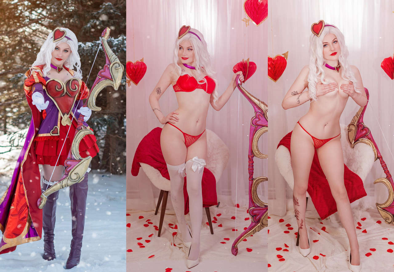 Self Heartseeker Ashe From Lol On Off Valentines Day Preview By Ri Car