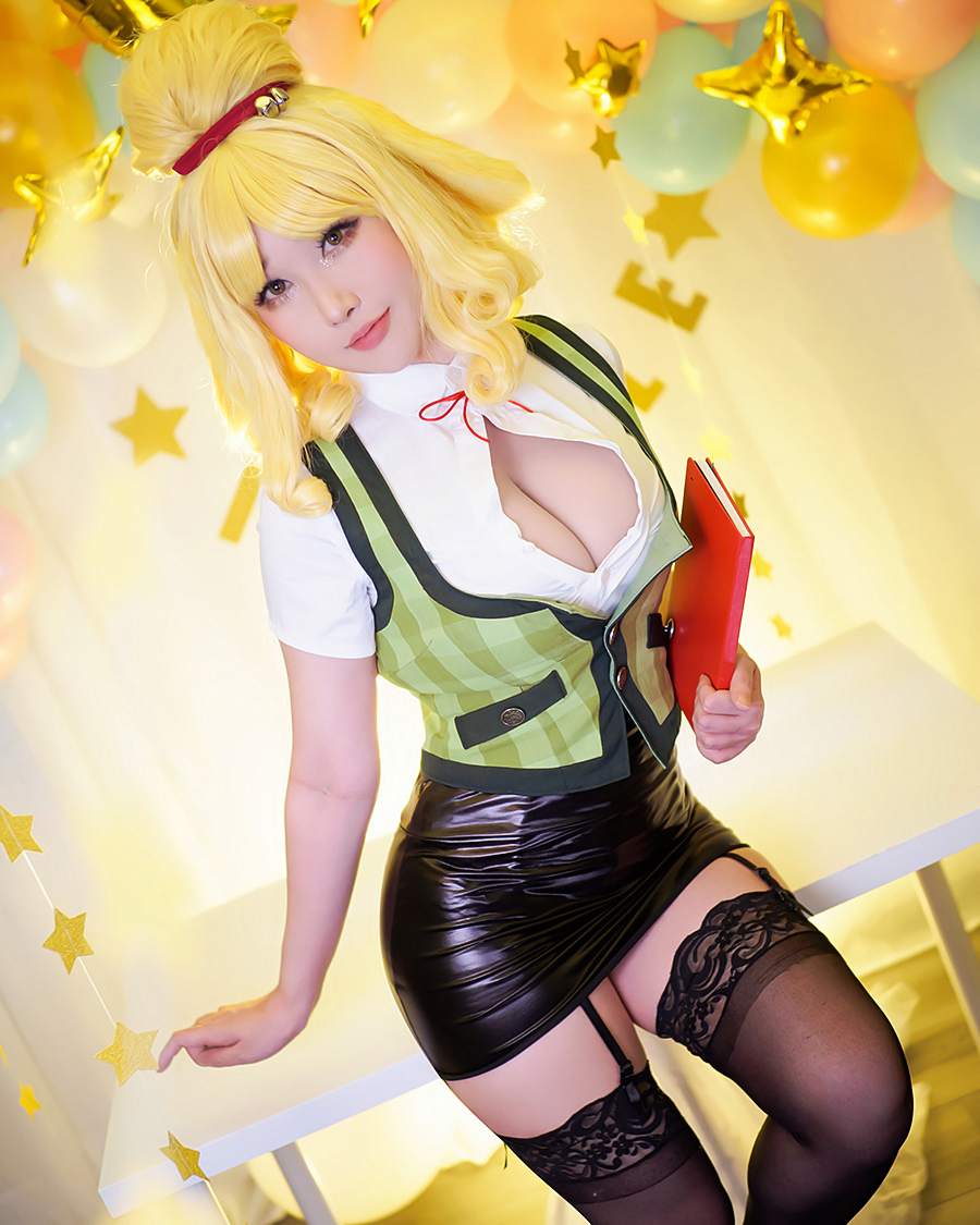 Self Isabelle From Animal Crossing Cosplay Sakimichan Ver By Rinnie Rio