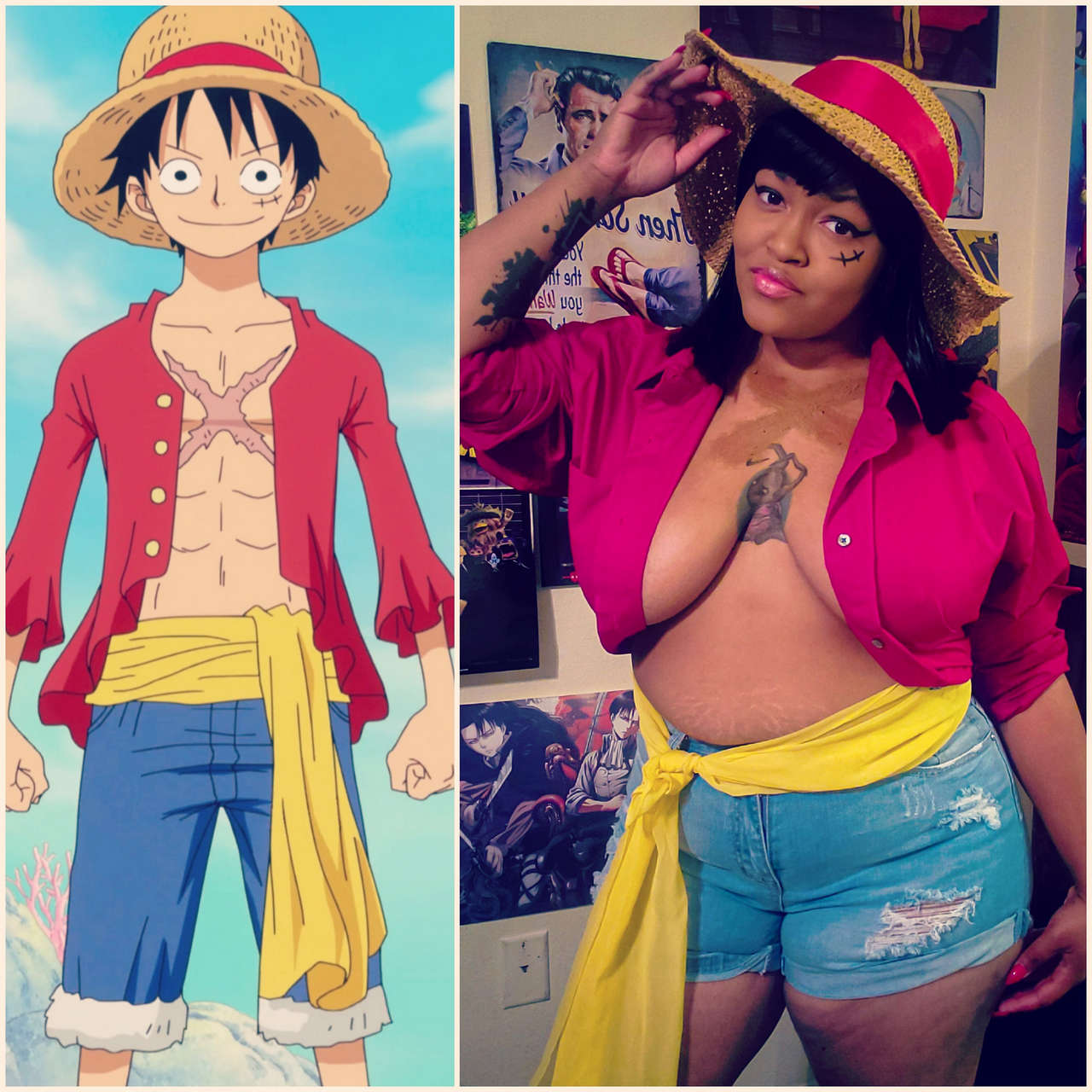 Self Luffy From One Piece By Teafarle