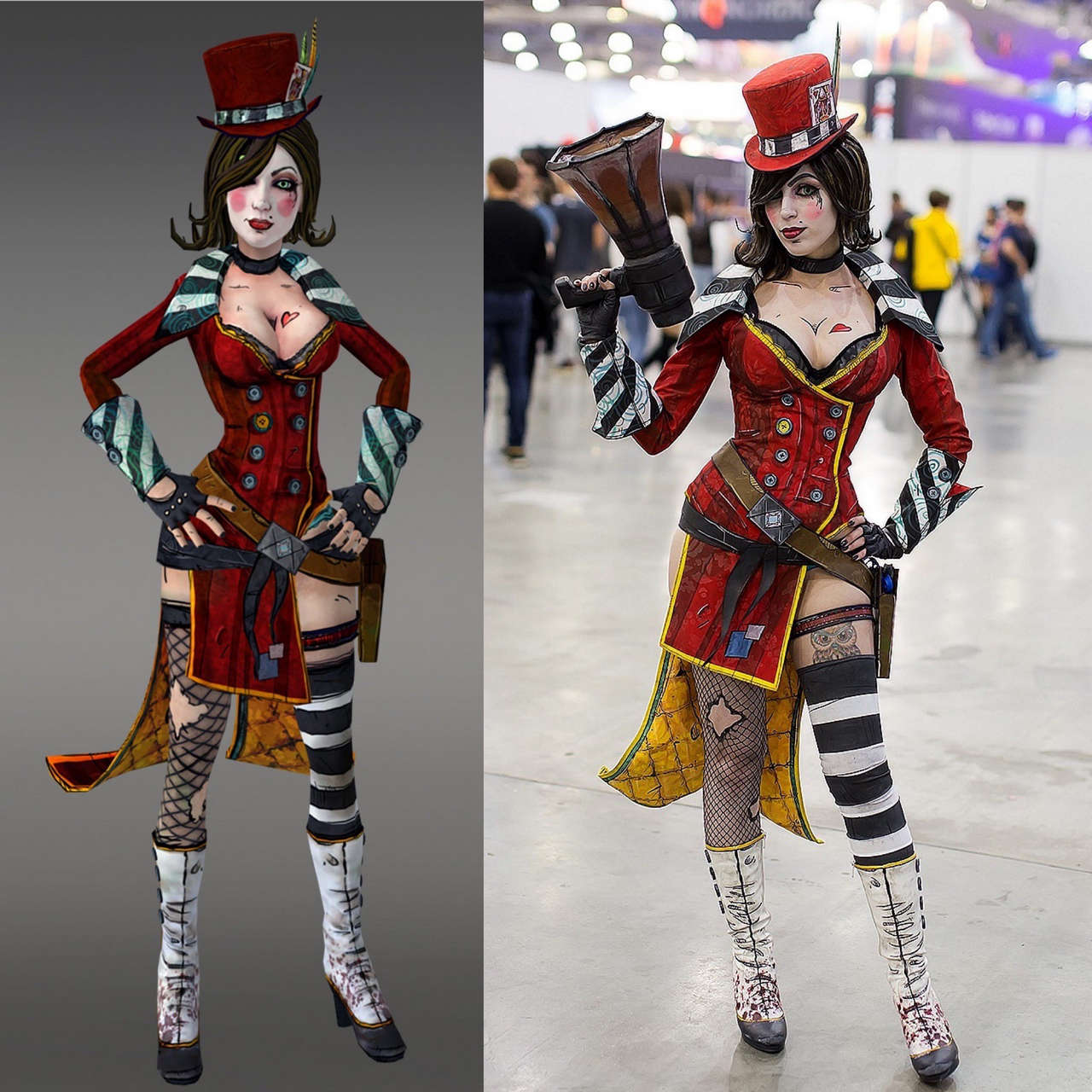 Self Mad Moxxi Borderlands Side By Side Cosplay By Daria Roo