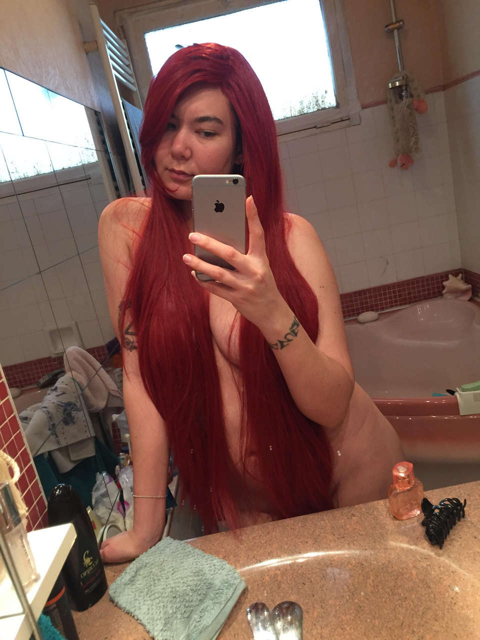 Self New Wig Katarina Erza Ariel And Every Red Hair Girl Cosplay In Comin