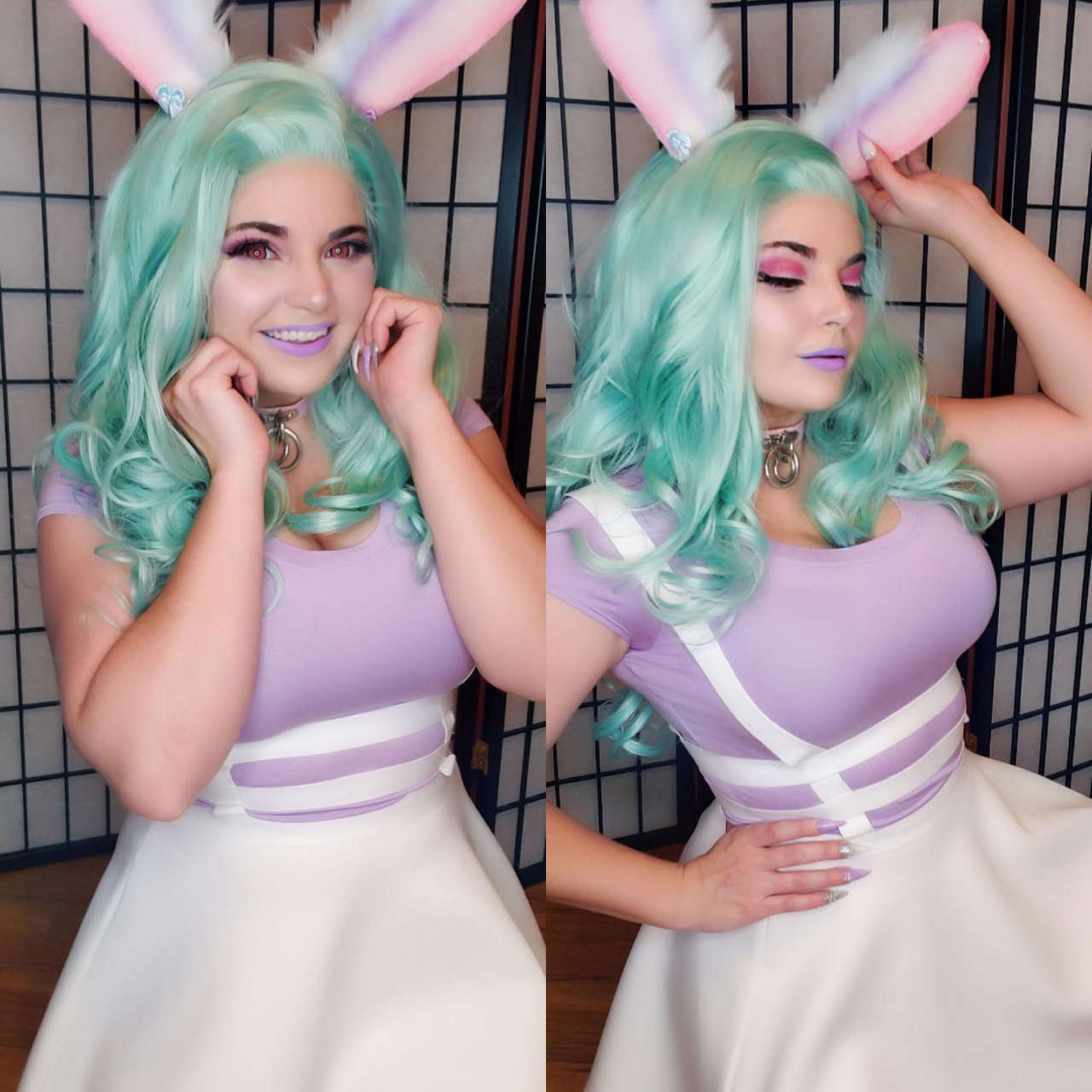 Self Pastel Bunny Oc By Elphie Monster Cospla