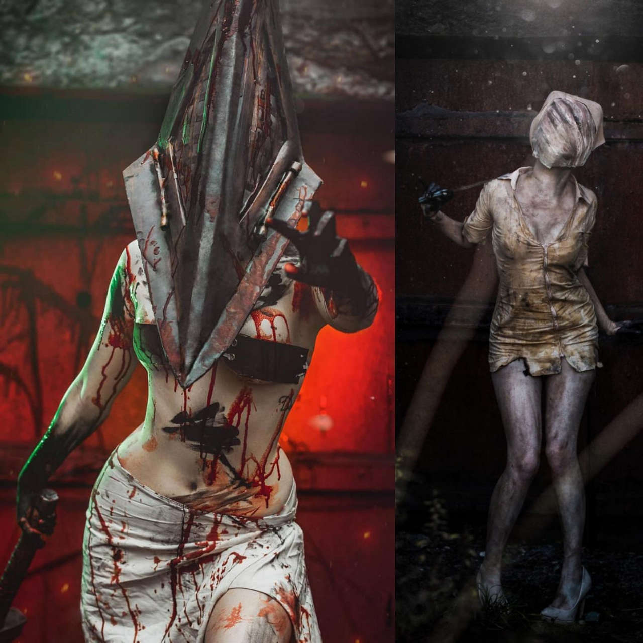 Self Silent Hill Nurse Vs Pyramid Head Which Do You Like Better By Ri Car