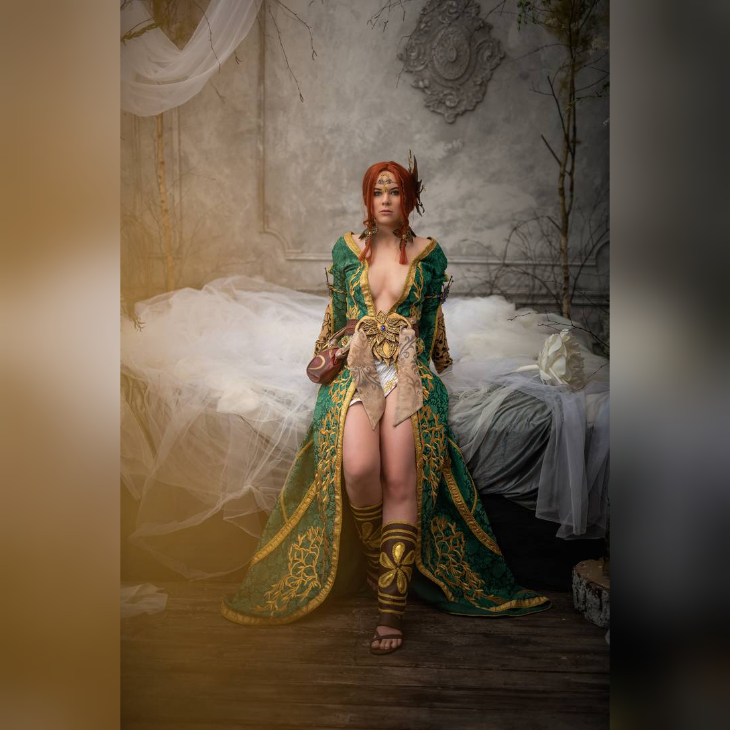 Self Triss Cosplay From Witcher 3 By Dungeonquee