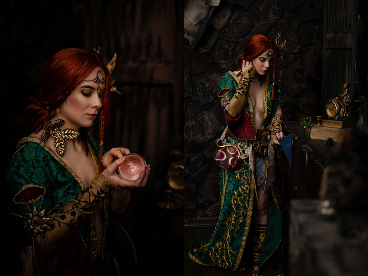 Self Triss Cosplay From Witcher 3 By Dungeonquee